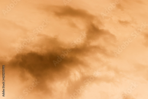 A large storm formed, powdered dust and sand on the ground were blown into the clouds, causing the orange glow to look horrible. extreme weather events.