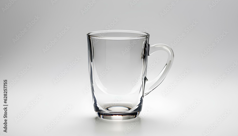 Tea Glass Mockup for Branding and Logo placement in Studio with Soft Background Tea Glass Mockup for Branding and Logo placement in Studio with Soft Background