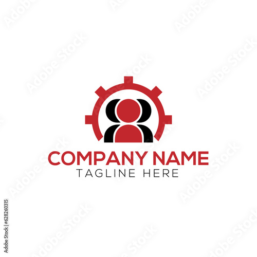 Book open like human with cap, success education logo
