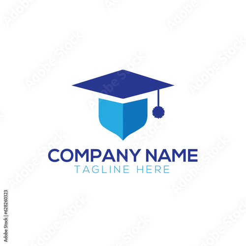 Online education logo icon vector. 