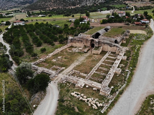Incirhan Caravanserai, located in Burdur, Turkey, was built in 1340.