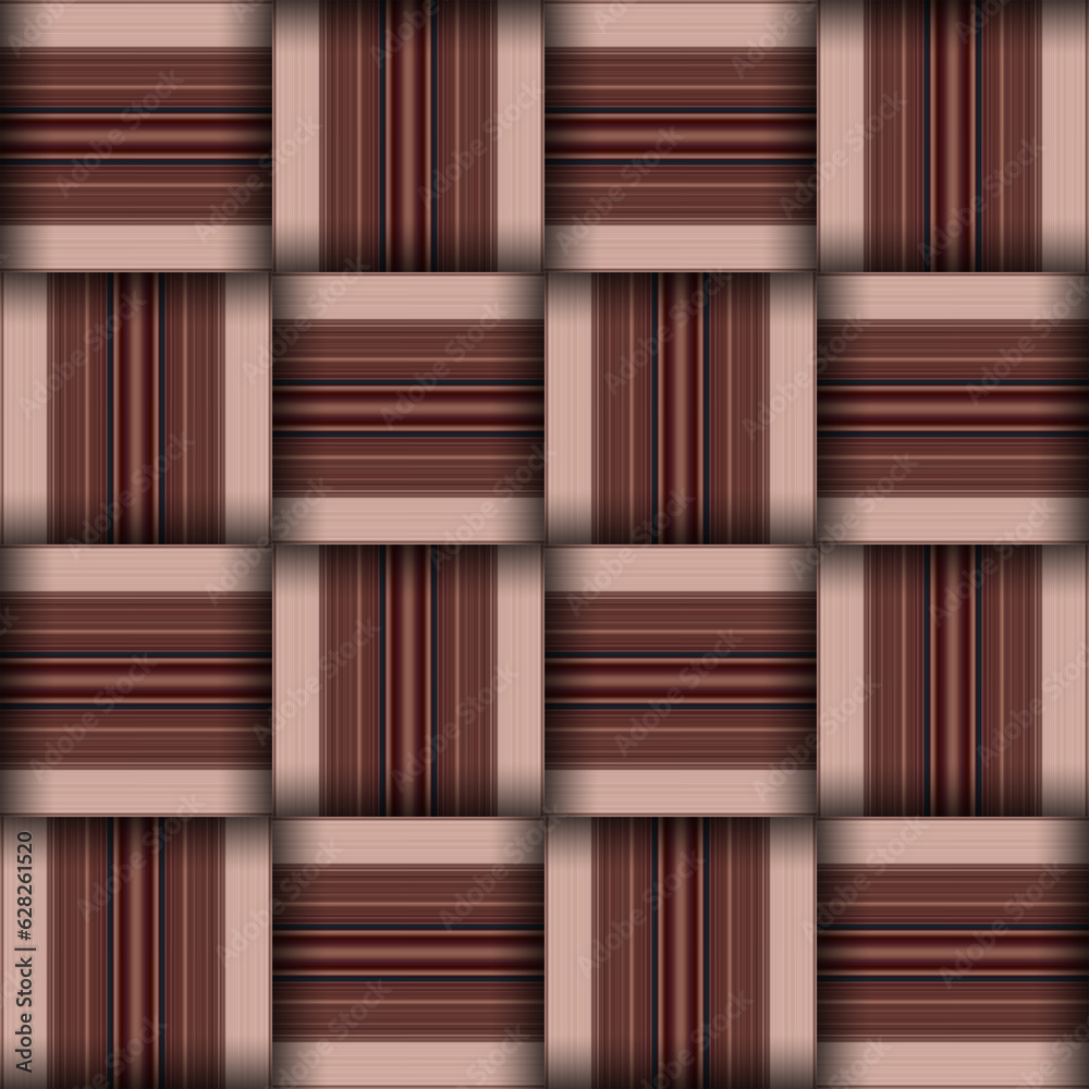 Abstract seamless woven pattern texture. Square seamless pattern. Stripes Lines and squares.