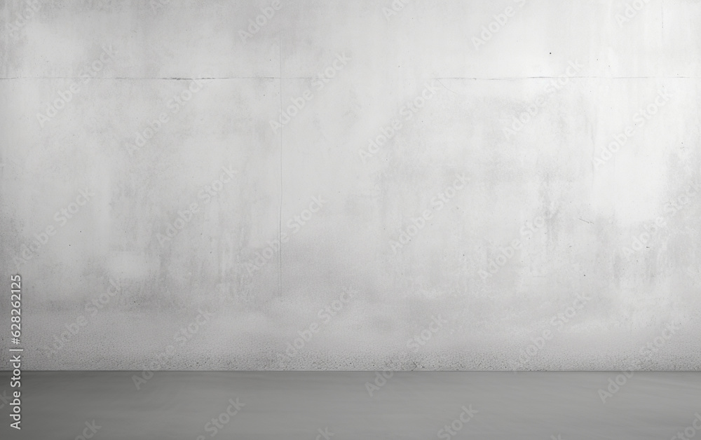 Blank concrete white wall texture background