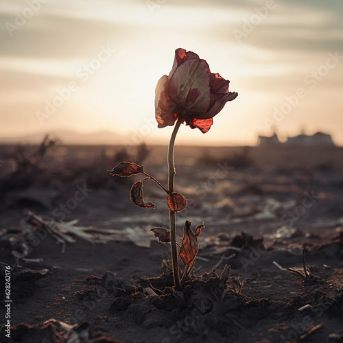 The last flower in the field 