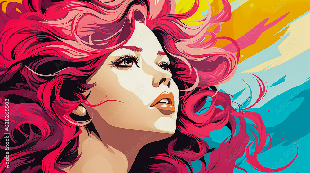 Ethereal Anime Beauty: Portrait Illustration of a Mesmerizing Anime Girl, Generative AI Ethereal Anime Beauty: Portrait Illustration of a Mesmerizing Anime Girl, Generative AI