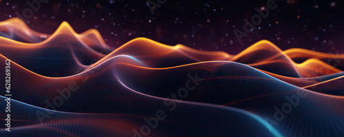 Abstract digital background. Ideal for network abilities, technological processes, digital storages, science, education, etc.
