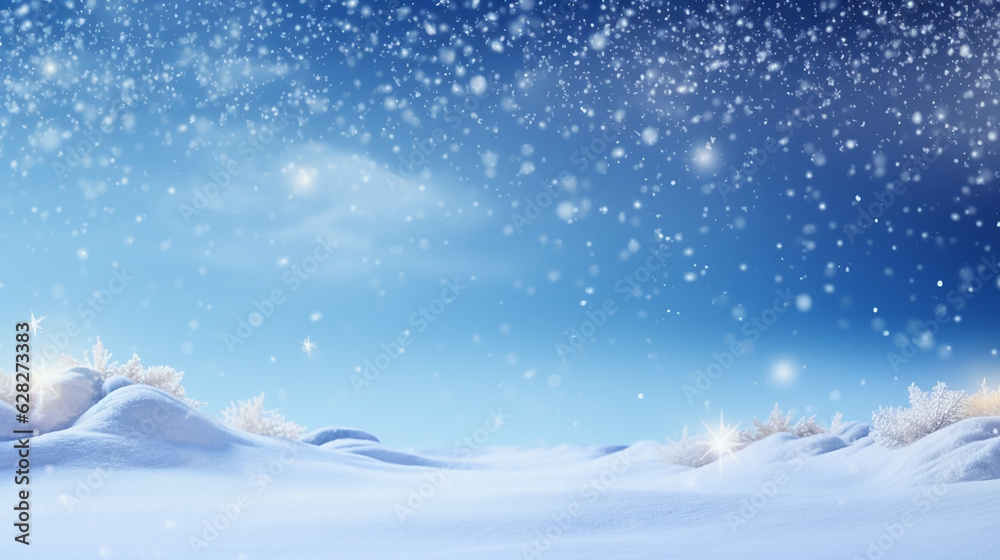 Winter background of snow and frost with free space for your decoration. Snowfall, snowflakes in different shapes and forms, snowdrifts. Winter background of snow and frost with free space for your decoration. Snowfall, snowflakes in different shapes and forms, snowdrifts.