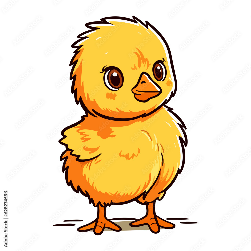 baby chicken cartoon cute vector baby chicken cartoon cute vector