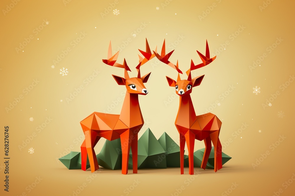 Christmas Origami | Generative AI Christmas Origami | Generative AI