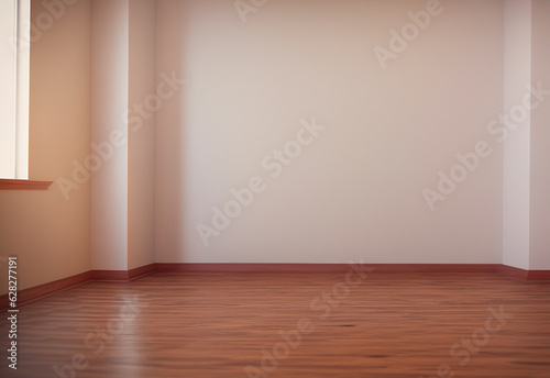 empty room with wooden floor © Stefano Astorri