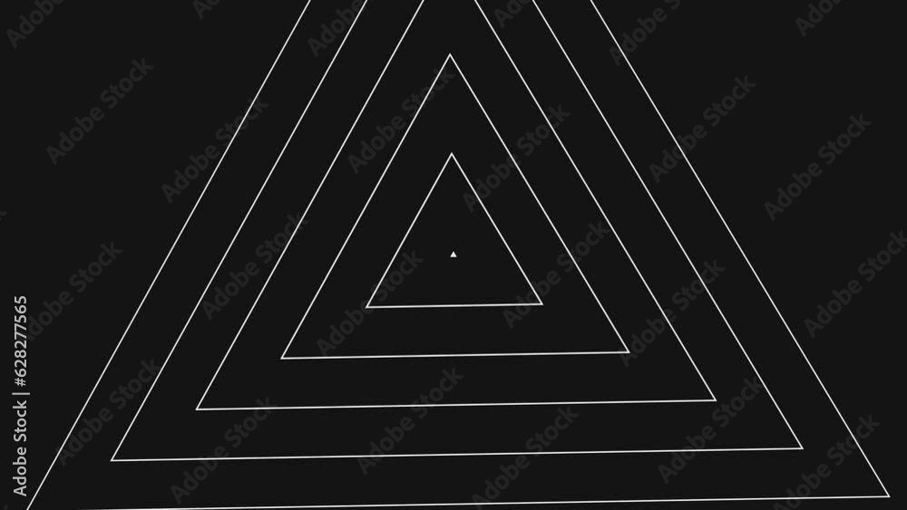 Triangulo blanco y negro