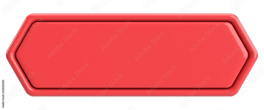 3D button. Empty button. 3D illustration. 3D button. Empty button. 3D illustration.