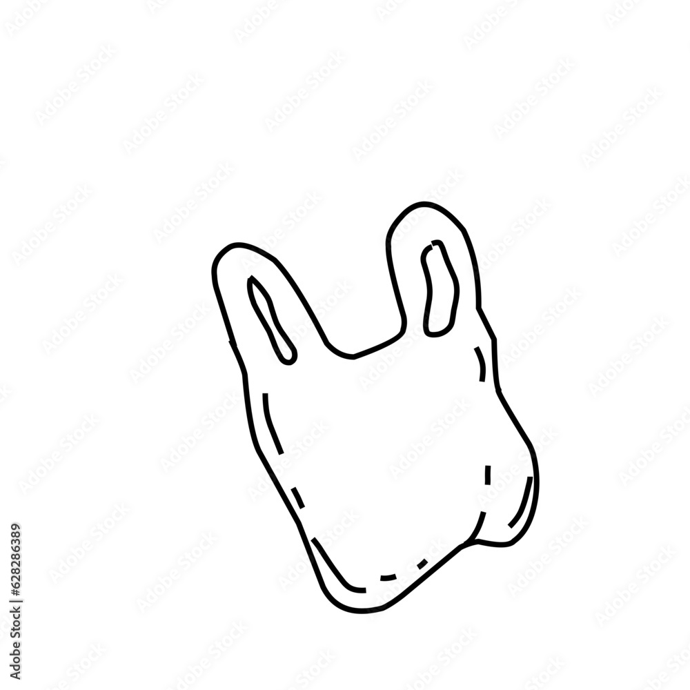 Doodle Plastic Bag Doodle Plastic Bag