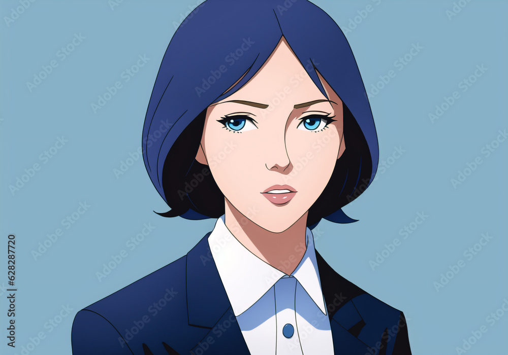 Female office worker. Portrait of beautiful woman in business suit. Generative AI. Female office worker. Portrait of beautiful woman in business suit. Generative AI.
