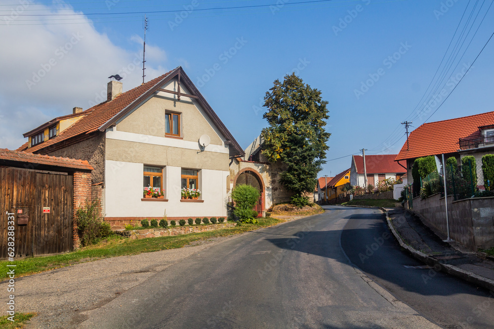 View of Nucice village, Czech Republic