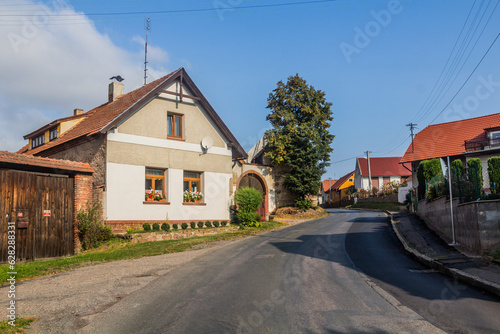 Fototapeta Naklejka Na Ścianę i Meble -  View of Nucice village, Czech Republic