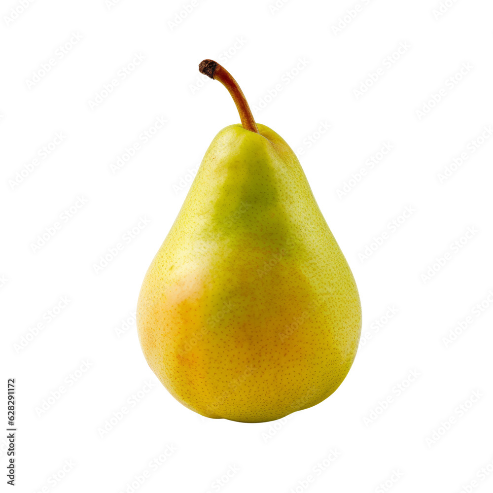 Pear isolated on transparent background , generative ai Pear isolated on transparent background , generative ai