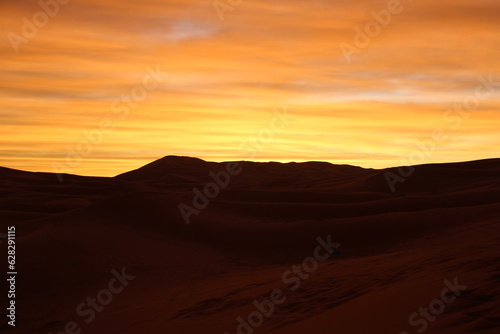 Sahara desert sunrise