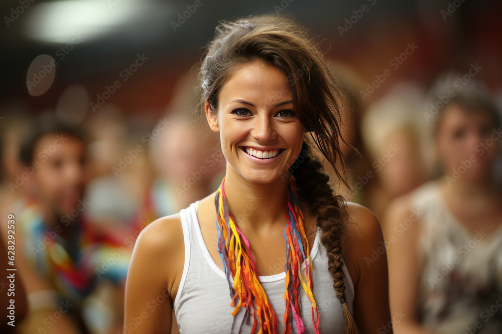 Portraiture of smiling girl