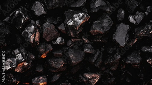 black stone and coal texture © Maestro