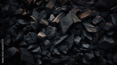 black stone and coal texture