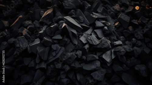 black stone and coal texture