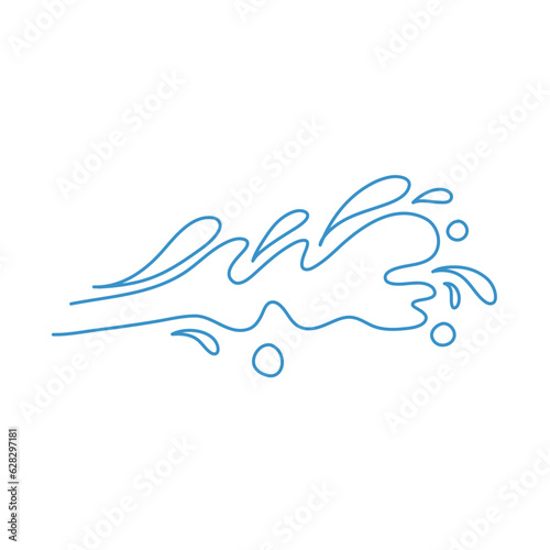Doodle water splash. hand drawn sketch illustration, starburst, sparkle, sunburst.