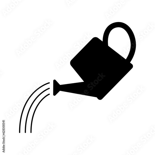 Watering can icon. High quality black icon.