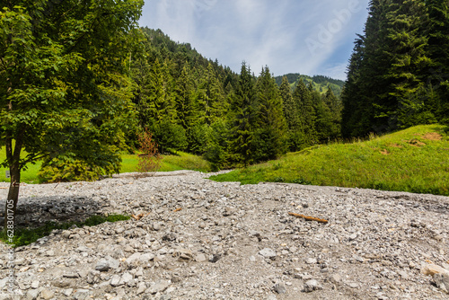 Huciaky valley in Nizke Tatry mountains, Slovakia photo