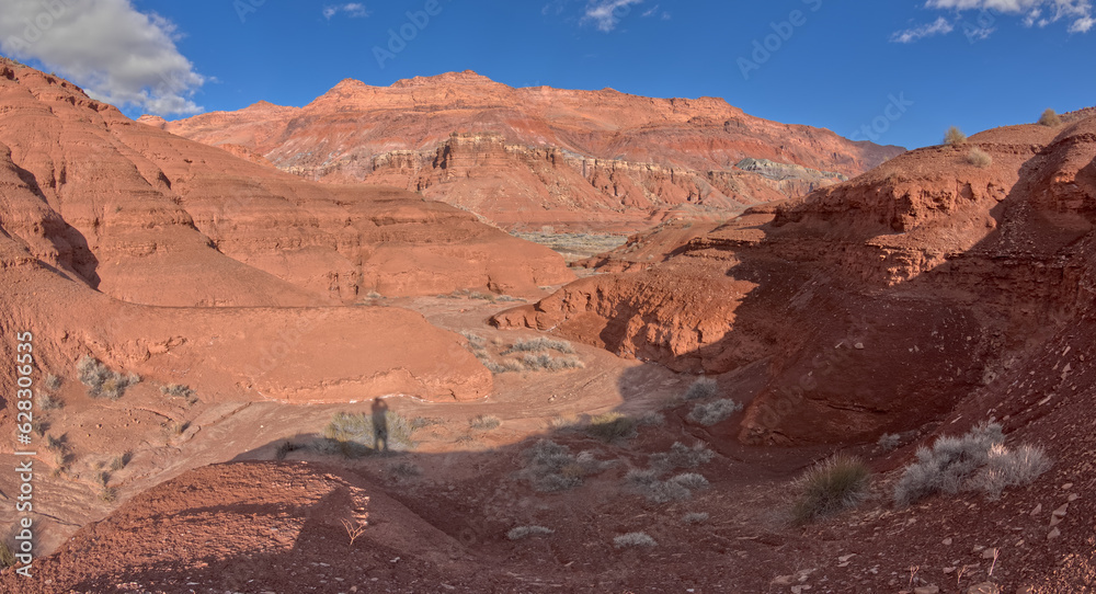 The entrance of a narrow slot canyon branching off of Paria Canyon at Glen Canyon Recreation Area Arizona. The entrance of a narrow slot canyon branching off of Paria Canyon at Glen Canyon Recreation Area Arizona.