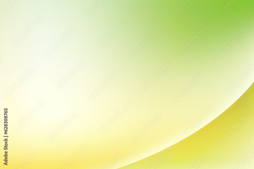 Light green yellow white gradient background smooth noise texture, blurry backdrop design, copy space | Generative AI