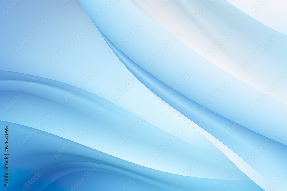 Fototapeta premium Blue white color gradient background, copy space, smooth grainy abstract background, copy space | Generative AI