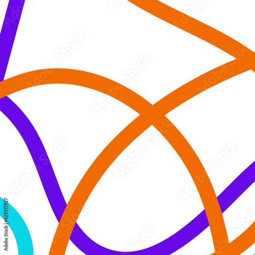 Wallpaper Mural Blue Orange Purple Lines Backdrop Torontodigital.ca
