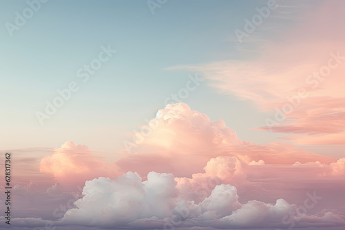 Colourful cloud in the sky for background