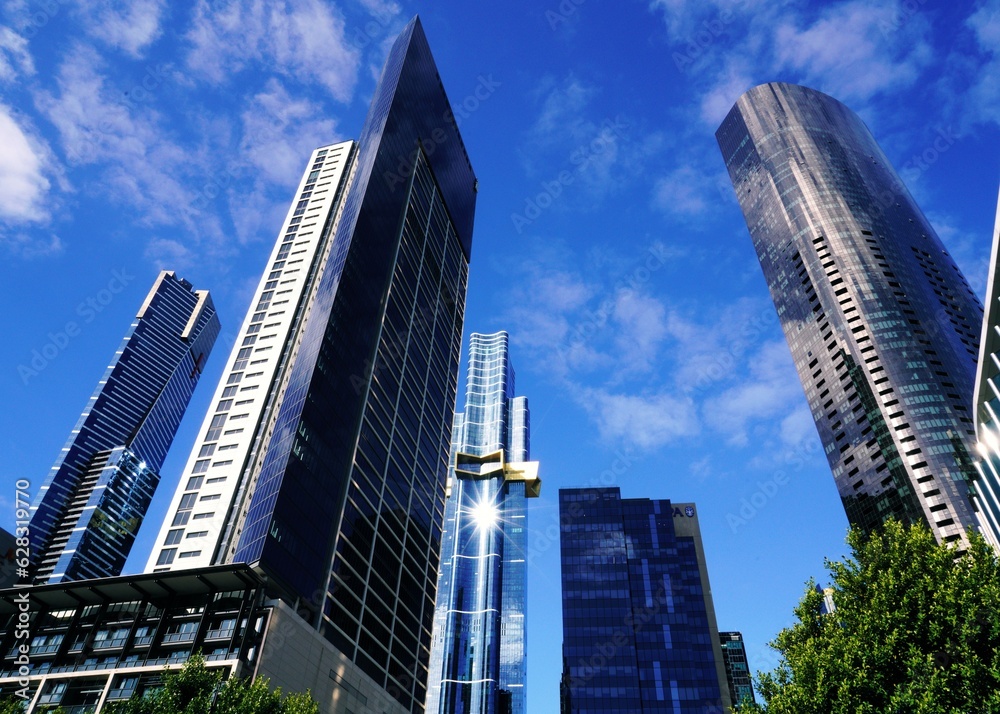 Skyline around Australia 108 on Melbourne's Southbank Skyline around Australia 108 on Melbourne's Southbank
