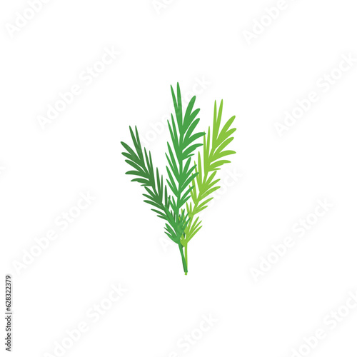 Rosemary  logo vector illustration template business element and symbol design