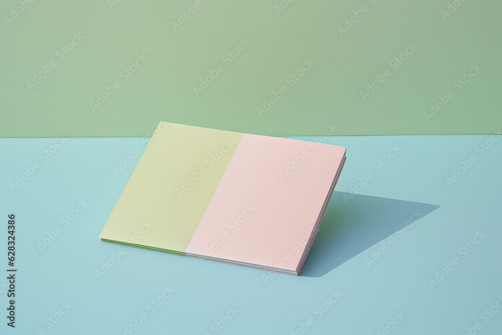 Colourful paper notebooks, simple and clean design Colourful paper notebooks, simple and clean design