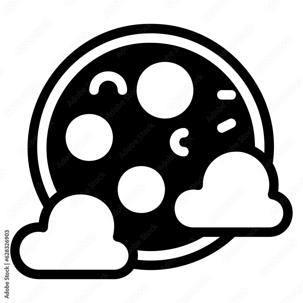 Night black style icon Night black style icon
