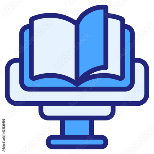  guide book blue style icon