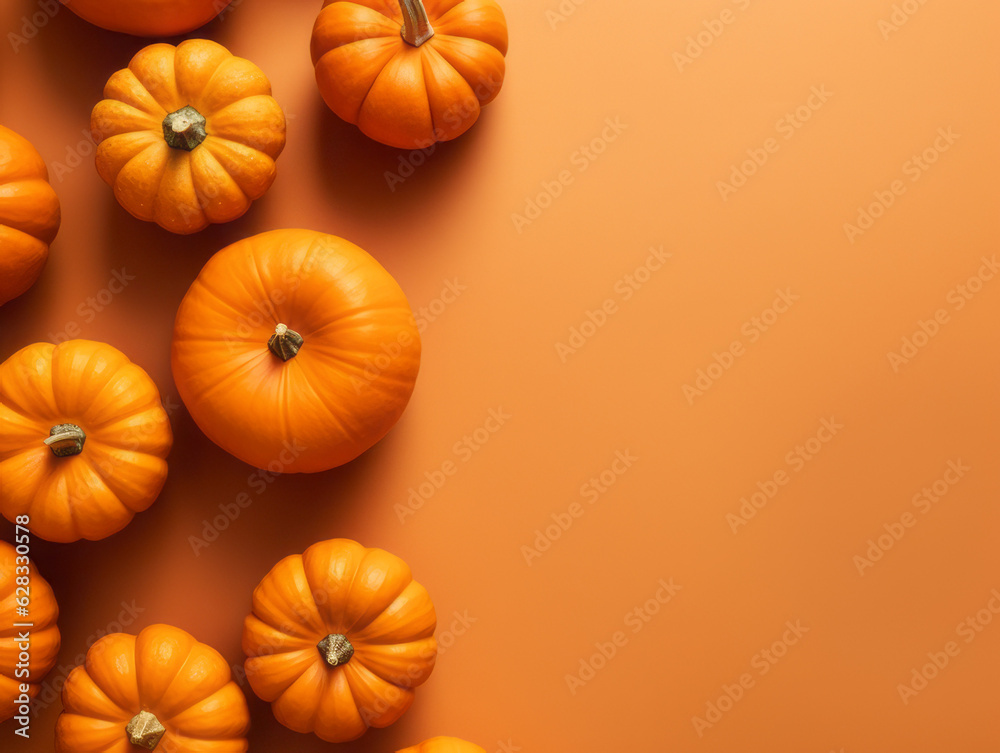 Pumpkin Delights Flat Lay. Autumn mood in orange colors. Pumpkin Delights Flat Lay. Autumn mood in orange colors.