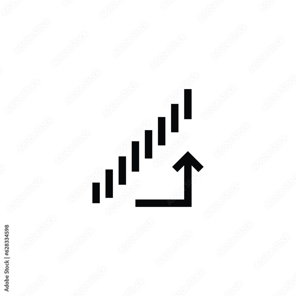 Step Up to Success: Modern Stairs Icon vector design trendy Step Up to Success: Modern Stairs Icon vector design trendy
