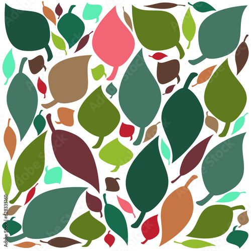 Abstract leaf pattern