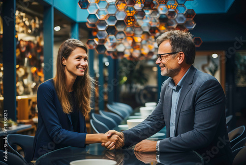 Handshake sealing a busines...