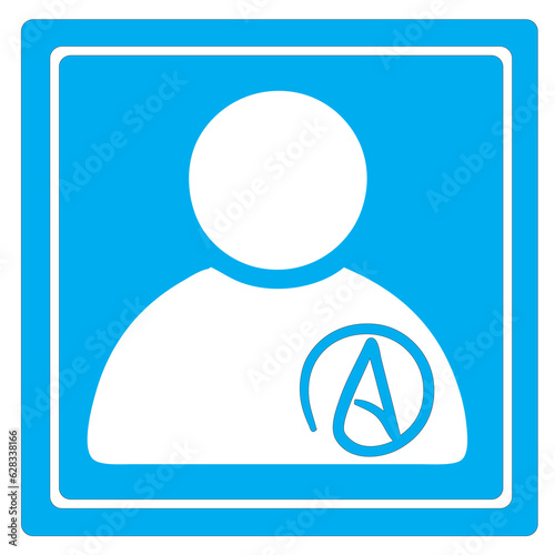 Atheist road symbol photo