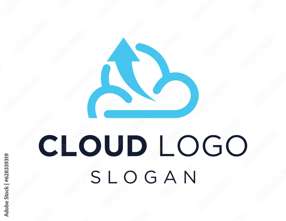 Logo about Cloud on white background. created using the CorelDraw application. Logo about Cloud on white background. created using the CorelDraw application.