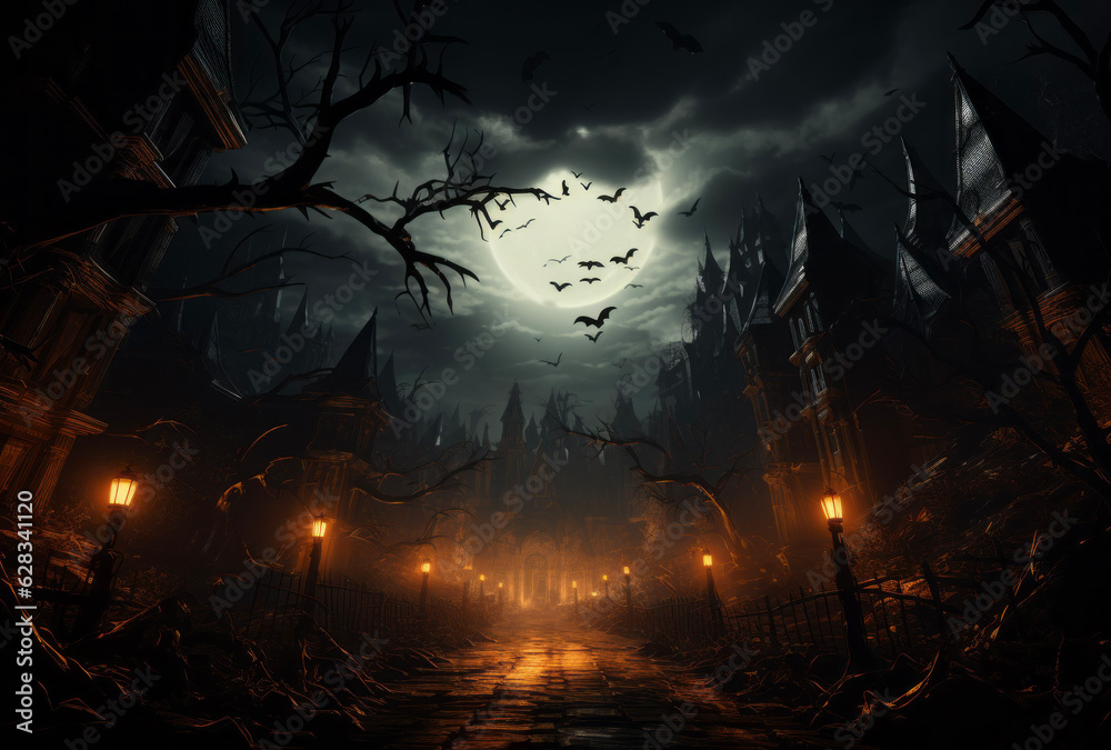 spooky halloween night spooky halloween night