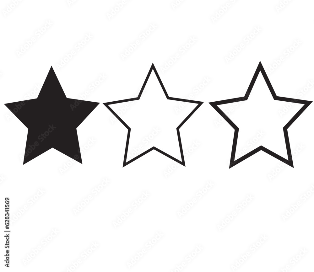 star on white star on white