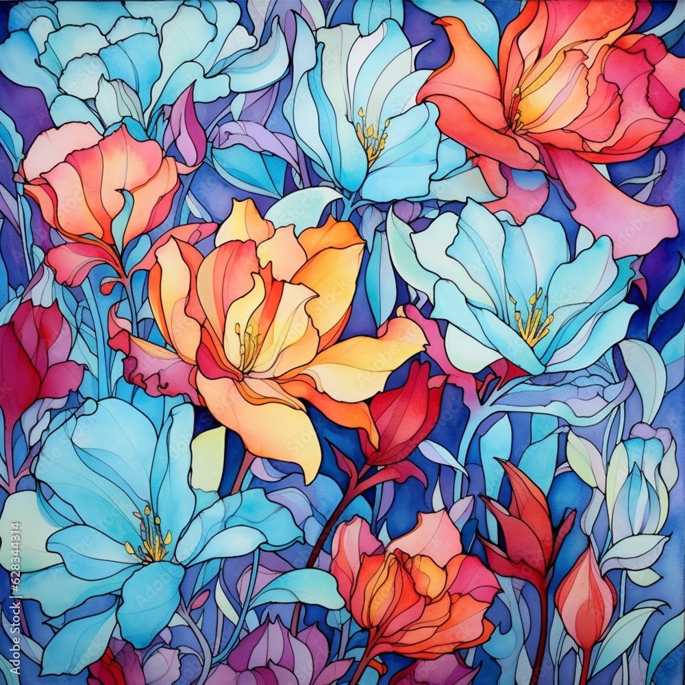 seamless floral pattern seamless floral pattern