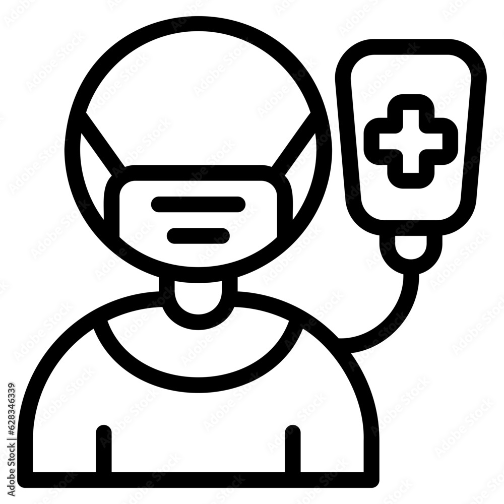 Transfusion outline style icon Transfusion outline style icon