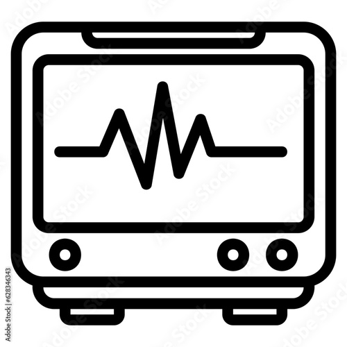  Pulse outline style icon